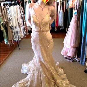 Glamorous Gold Sequin Dress